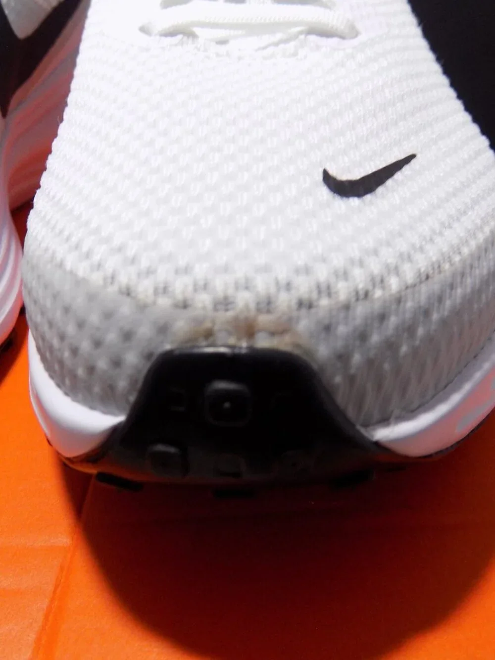Nike Revolution 8 White/Black Platinum Shoe - Women's Size 7.5